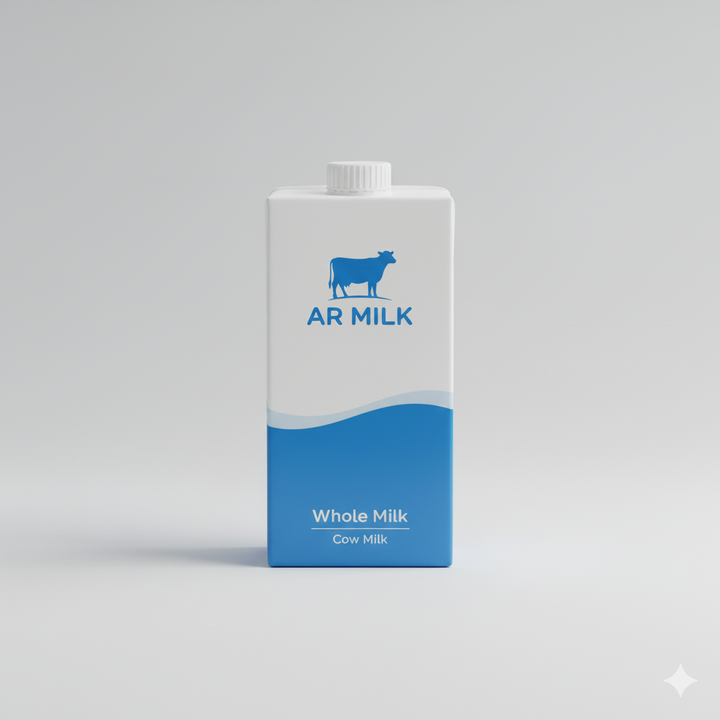 AR MILK Whole Cow Milk – 1L