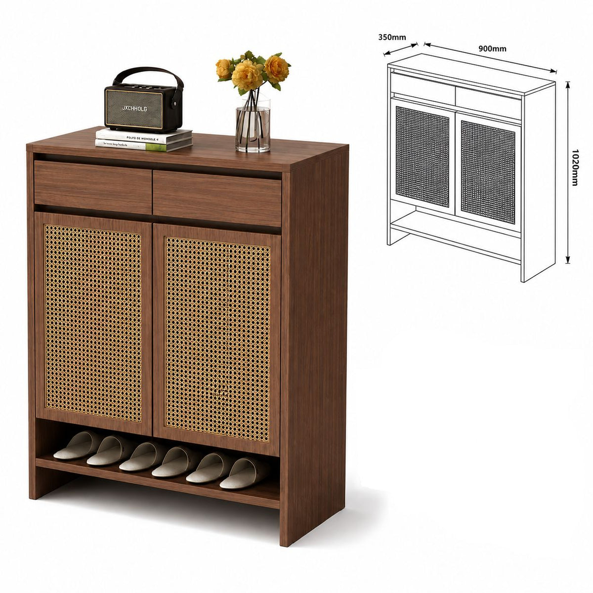 Shoerack2door