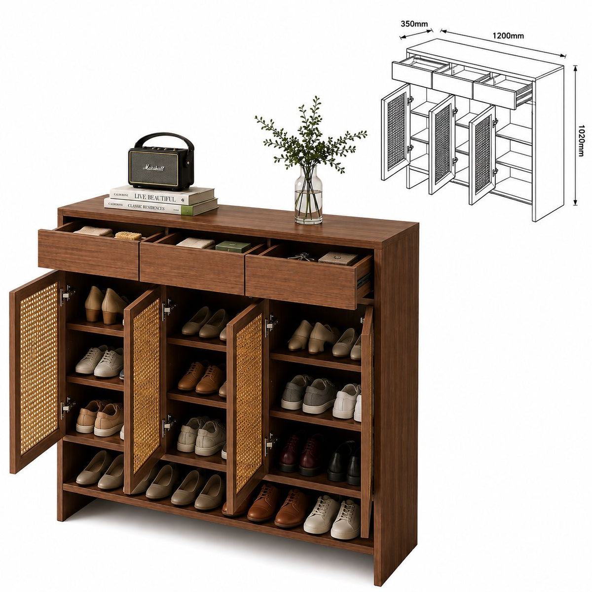 Shoerack3door