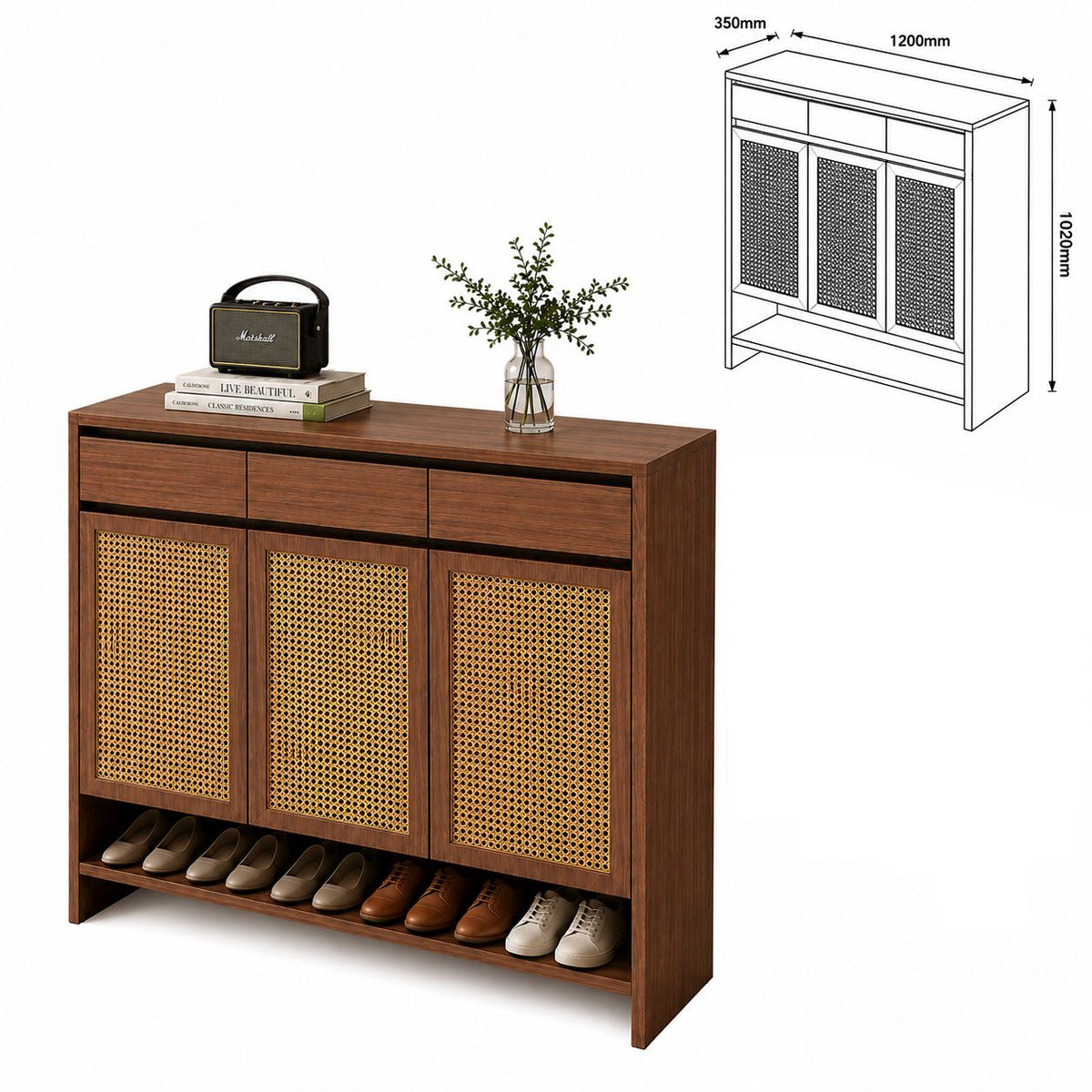 Shoerack3door