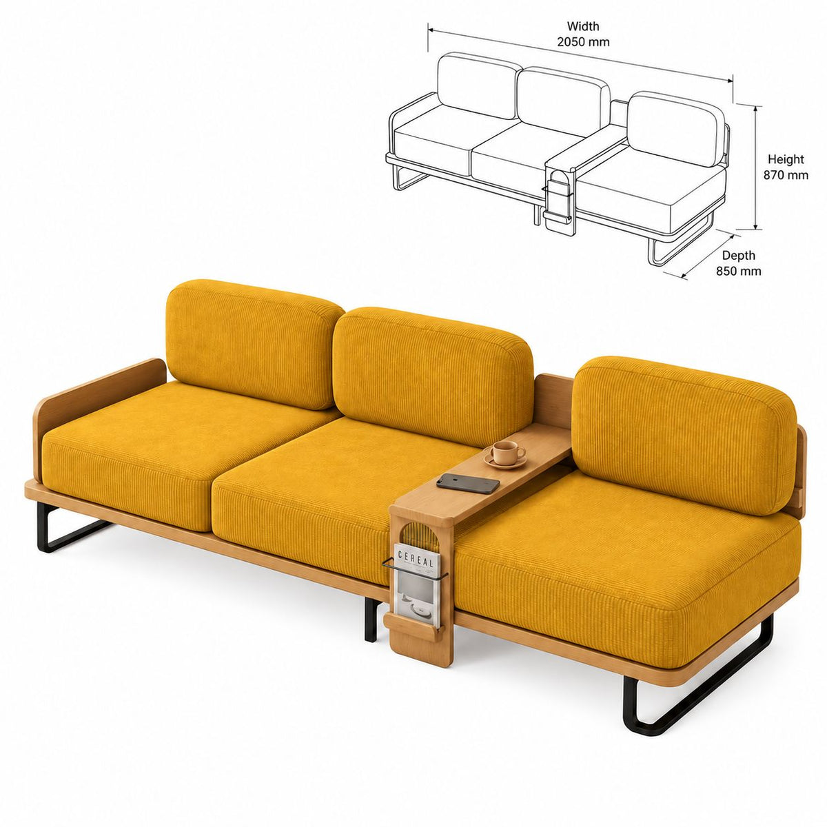 Sofacumbed3_Yellow
